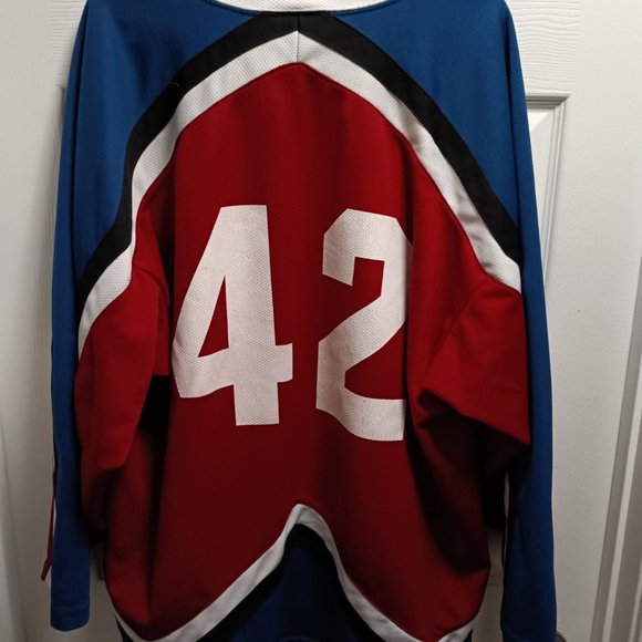 NHL COLORADO  AVALANCHE #42  JERSEY - Picture 2 of 3